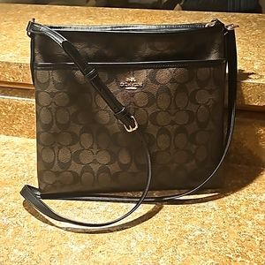 Coach Signature File Bag